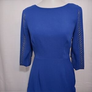 Bcbg MaxAzria Dress Size XS Royal Blue Ladder Back
